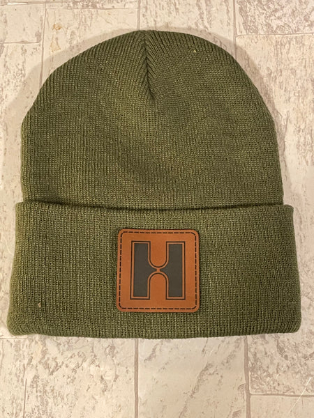 Hart County Beanie w/leather patch