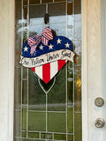 One Nation Under God- Unfinished Door Hanger