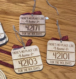 Zip Code Christmas Ornament