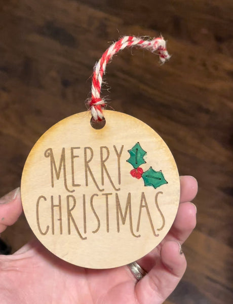 Merry Christmas Ornament