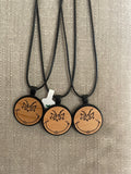 Grinch bezel necklace
