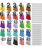 Wooden Cheetah/Leopard Keychain w/tassel