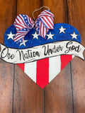 One Nation Under God- Unfinished Door Hanger