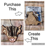 Shaggy Cow Paint Kit.