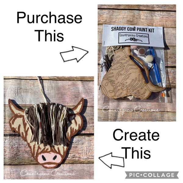 Shaggy Cow Paint Kit.