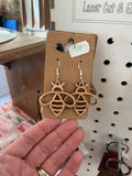 Bee earrings