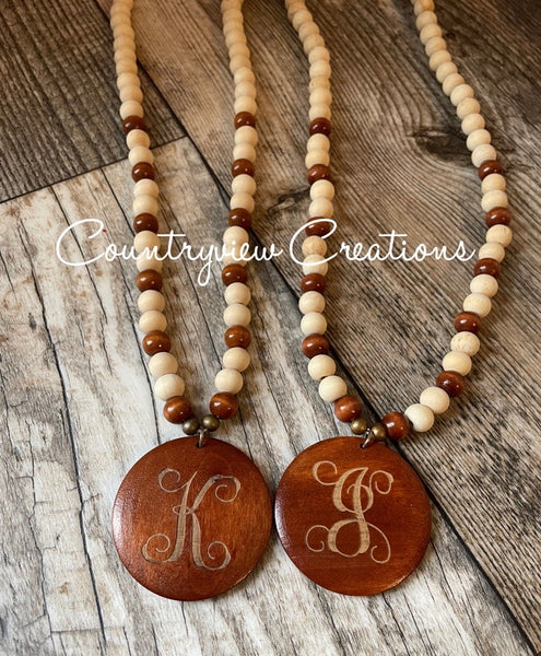 Wooden Bead Necklace