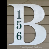 Initial Address Kit. Outdoor decor. DIY Kit.