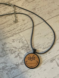 Grinch bezel necklace