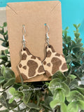 Cow Tag Dangle Earringd