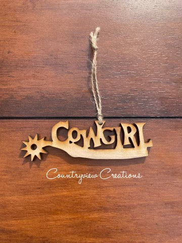Cowgirl Ornament