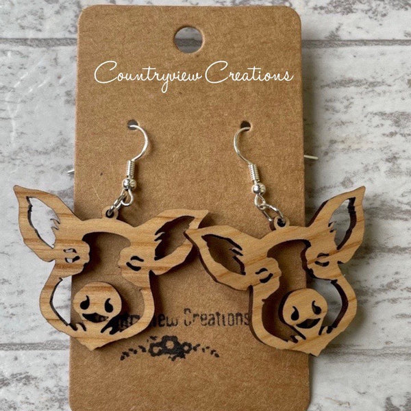 Pig Earrings